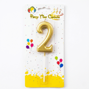 2 golden number candle
