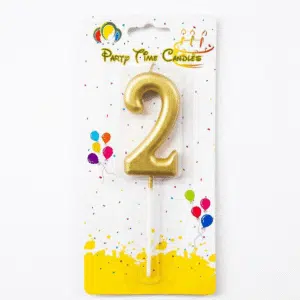 2 golden number candle