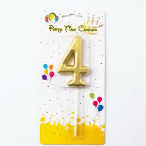 4 golden number candle