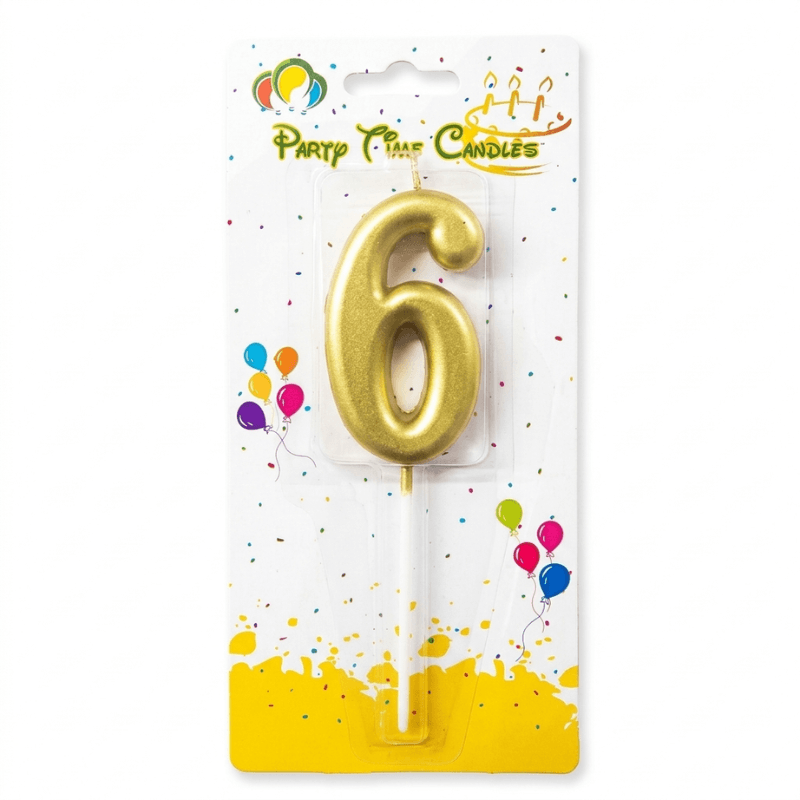 6 golden number candle 6 golden number candle