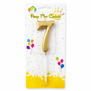7 golden number candle