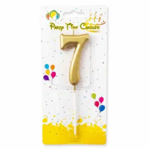 7 golden number candle