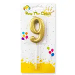 9 golden number candle