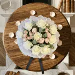 bloom vibe bouquet top angle