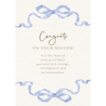 congrats on success card
