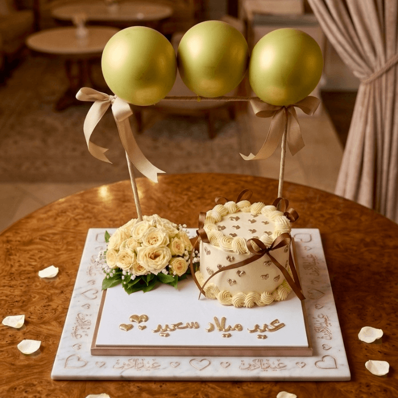 elite floral cake combo