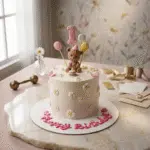 first birthday teddy cake