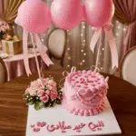 forever love cake and rose combo