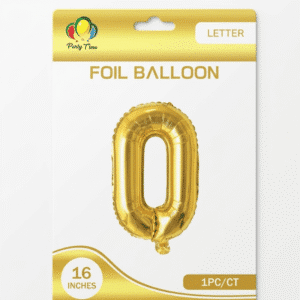 gold Q letter foil balloon