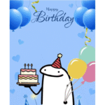 happy birthday greetings card