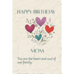 happy birthday mom card