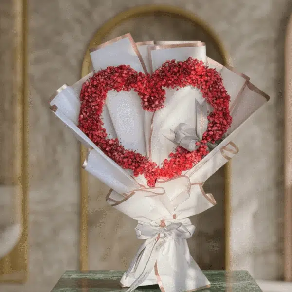 heartin floral bouquet