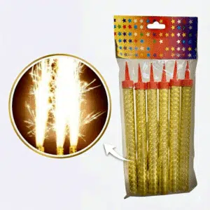 sparkling party candles