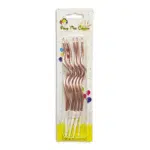 spiral brown candles