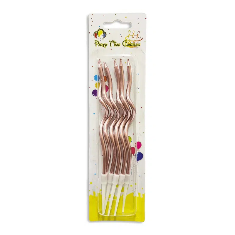spiral brown candles spiral brown candles
