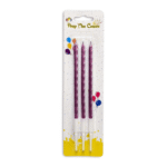 swirl purple candles