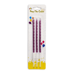 swirl purple candles