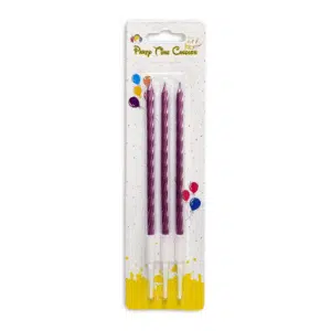 swirl purple candles