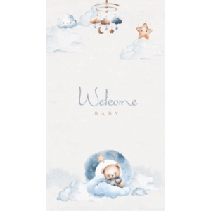 welcome baby card
