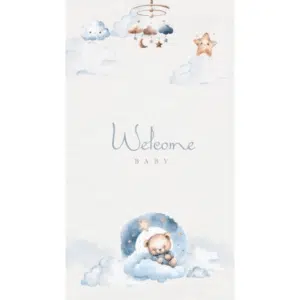 welcome baby card