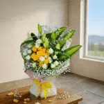 whimsical yellow bouquet