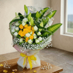 whimsical yellow bouquet