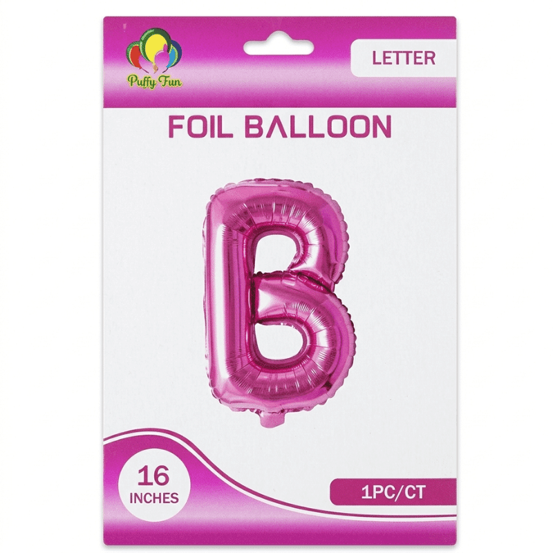 Pink B Letter Foil balloon Pink B Letter Foil balloon