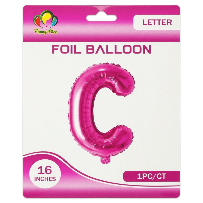 Pink C Letter Foil balloon Pink C Letter Foil balloon