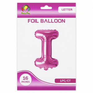 Pink I Letter Foil balloon