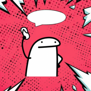 fun pink emoji card