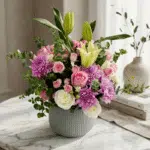 pink roses luxury bouquet