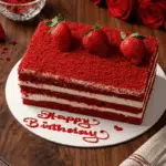 red velvet strawberry delight