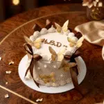 sandal vintage ribbon butterfly cake