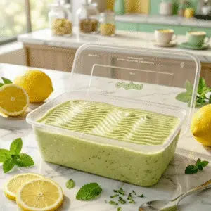 Isfahan Lemon Mint Icecream