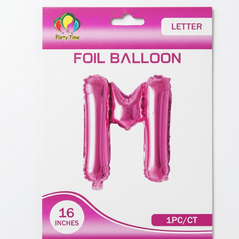 Pink M Letter Foil balloon Pink M Letter Foil balloon