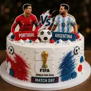 fifa match day football cake
