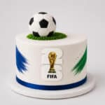 fifa world cup theme football cake