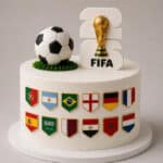 flags fifa cake