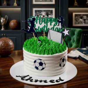 footbal goal cake