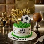 football birthday cake