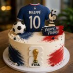 france mbappe football cake
