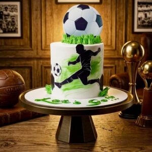 kick off football cake