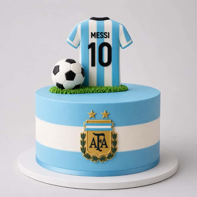 messi jersey argentina football cake messi jersey argentina football cake