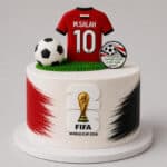 salah jersey egypt football cake