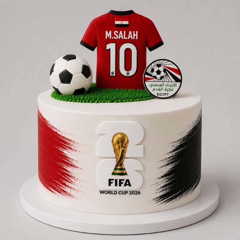 salah jersey egypt football cake salah jersey egypt football cake