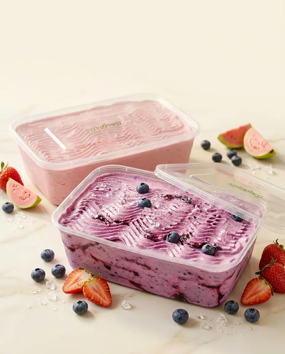 1L ice cream box 1 OMR Isfahan Sweets Muscat