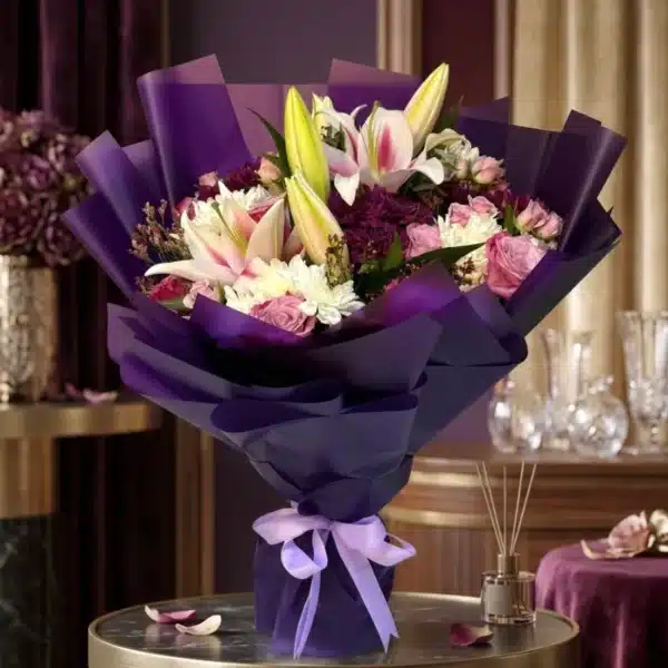 midnight royalty bouquet