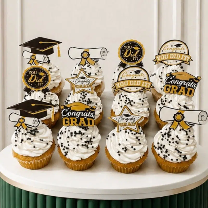 Graduation Cupcakes 01 Graduation You Did It cupcakes for graduation party