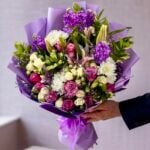 Premium Purple and Mixed Rose Bouquet