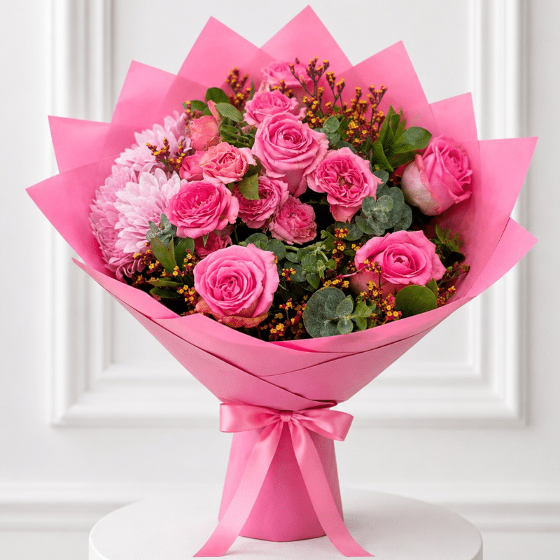 Pink Dastagol Surprise Bouquet Pink - Image 1